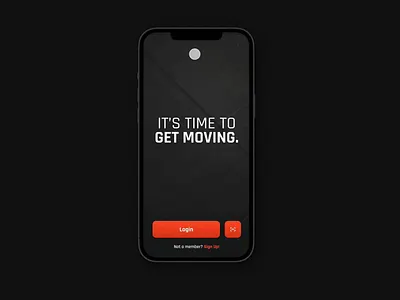 Gym App animation app design flat gym interface mobile ui
