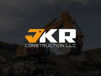 🏗️ JKR Construction LLC — Brand Identity Design adobe illustrator architecture architecture branding bold typography branding business identity construction branding construction company corporate branding corporate identity diznary studio engineering engineering design heavy equipment industrial design logo design minimal branding modern logo visual identity