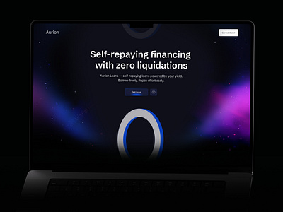 Financial Platform Website UI/UX Design ai crypto design finance fintech landing page loans web web3