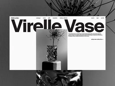 Home page design concept | Interior design studio e commerce figma landing page tilda typography web design website development