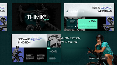 Thimik" — Bicycle24 Riding Beyond Workdays brand presentation bycycle clean layout creative deck graphic design layout composition minimal design modern presentation motion inspired pitchdeck powerpoint presentation design presentation template slide aesthetics slide design visual identity visual storytelling