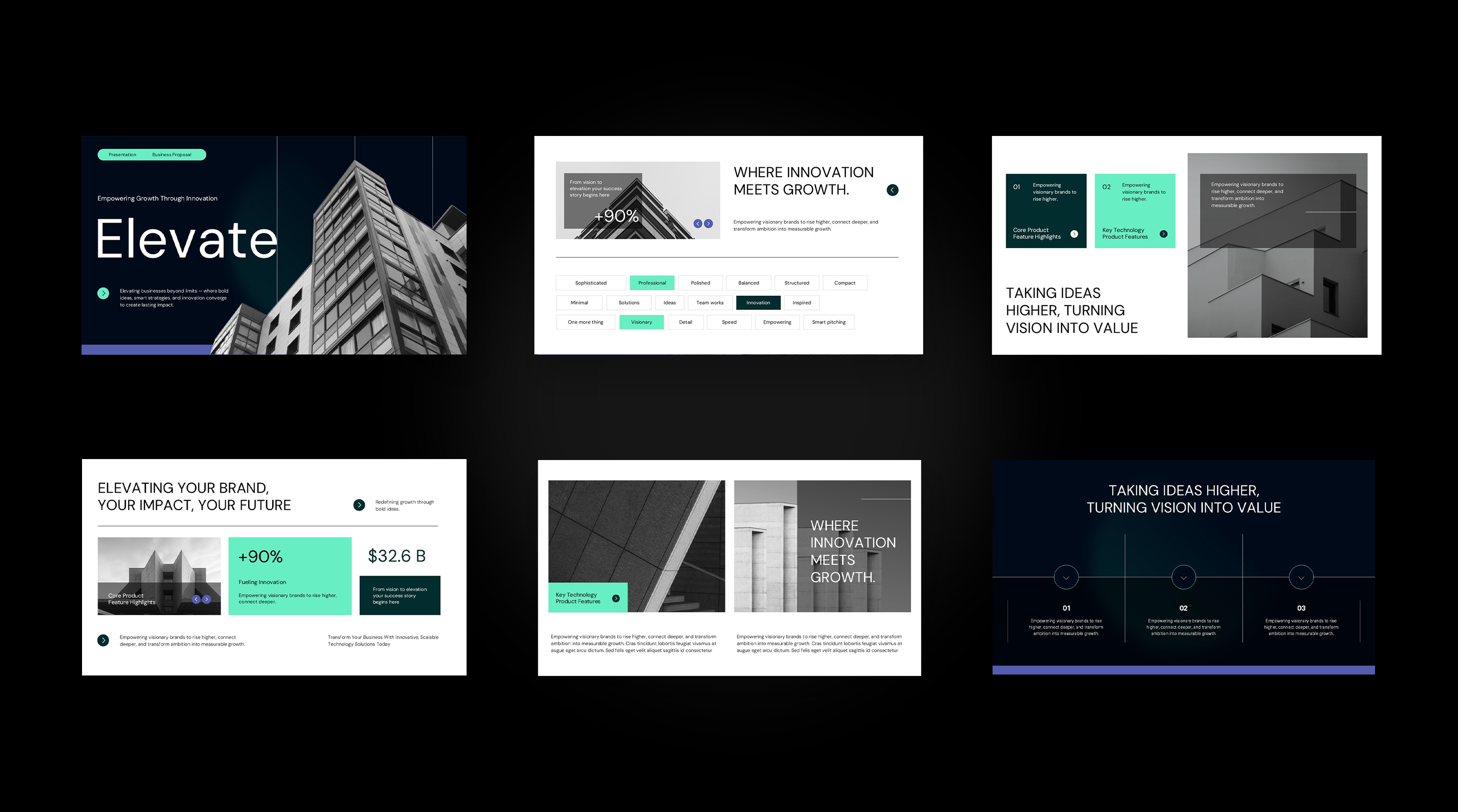 Example of Pitch Deck Presentation Design
