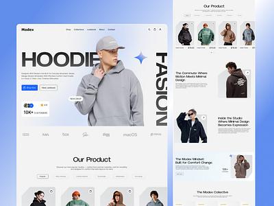 Hoodie Fashion- Shopify Website Design beauty product website beauty products ecommerce website ecommerce website designer figma shopify hoodie hoodie website ladies bag shopify design shopify designer shopify store shopify website shopify website design website banner website mockup design website template design website ui design