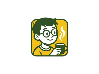 Coffee Boy – Mascot Logo Design for Café and Beverage Brand beverage boy character brand identity brand logo branding brew cafe branding coffee logo coffee shop logo creative design food and drink logo identity designer logo design logo designer mascot logo minimalist logo design modern logo professional logo designer tea brand logo