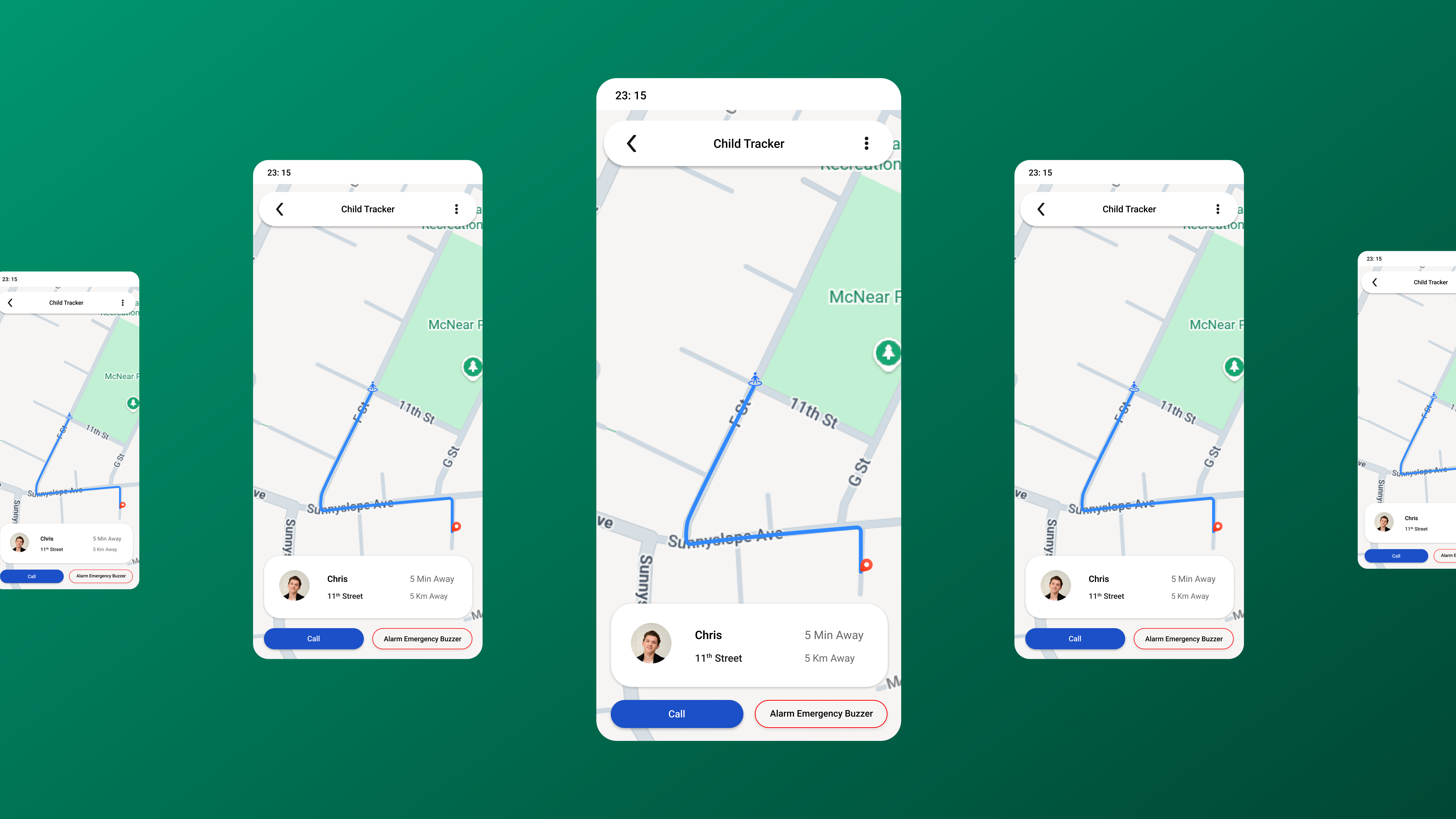 Real-Time Location Tracker — Child Safety UI childsafety childtracker creative direction daily ui challenge design emergency figmadesign location locationtracker map mobiledesign modern realtime tracker ui ux