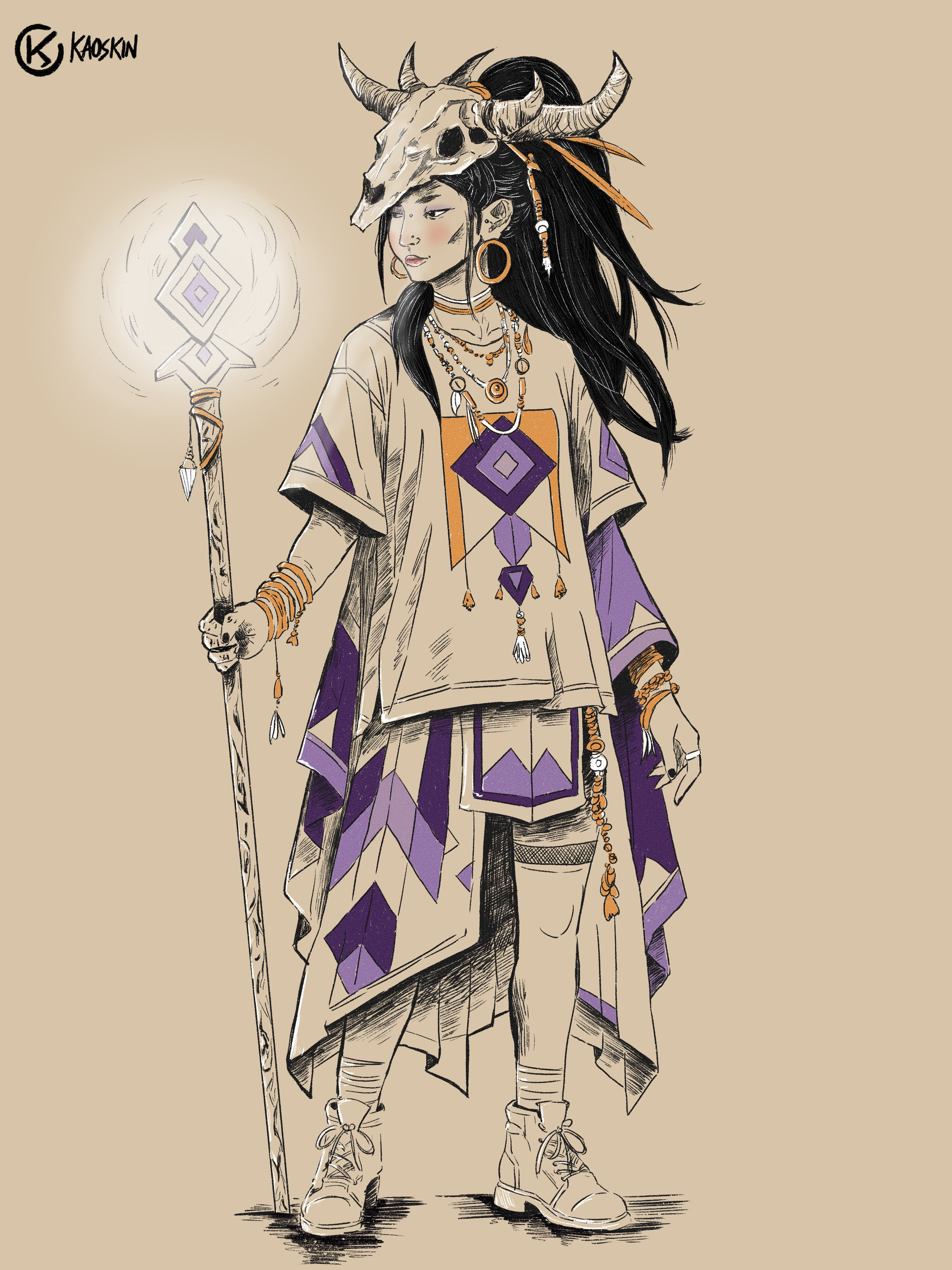 Nahira - a digital character design blackandwhite characterdesign conceptart contemporaryart darkart digitalart emotionalart figurativeart fineart illustration minimalism portraitillustration procreateart textureart visualstorytelling