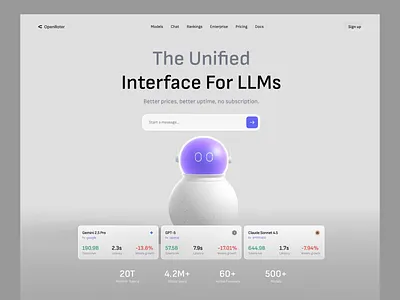 AI Agent LLM Website for SaaS 3d ai ai agent ai application ai llm ai saas artificial intelligence b2b machine learning saas saas design saas ui saas website ui ux design uiux uiux designer web design