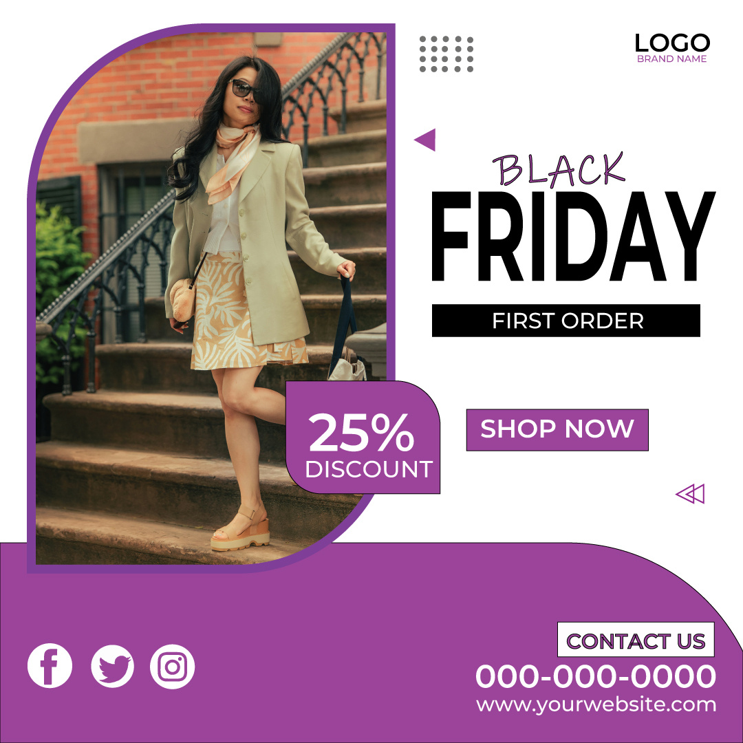 Example of Fashion Sale Social Media Post Design