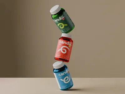 Candii - Wellness made fun packaging packaging design supplement brand design supplement packaging design