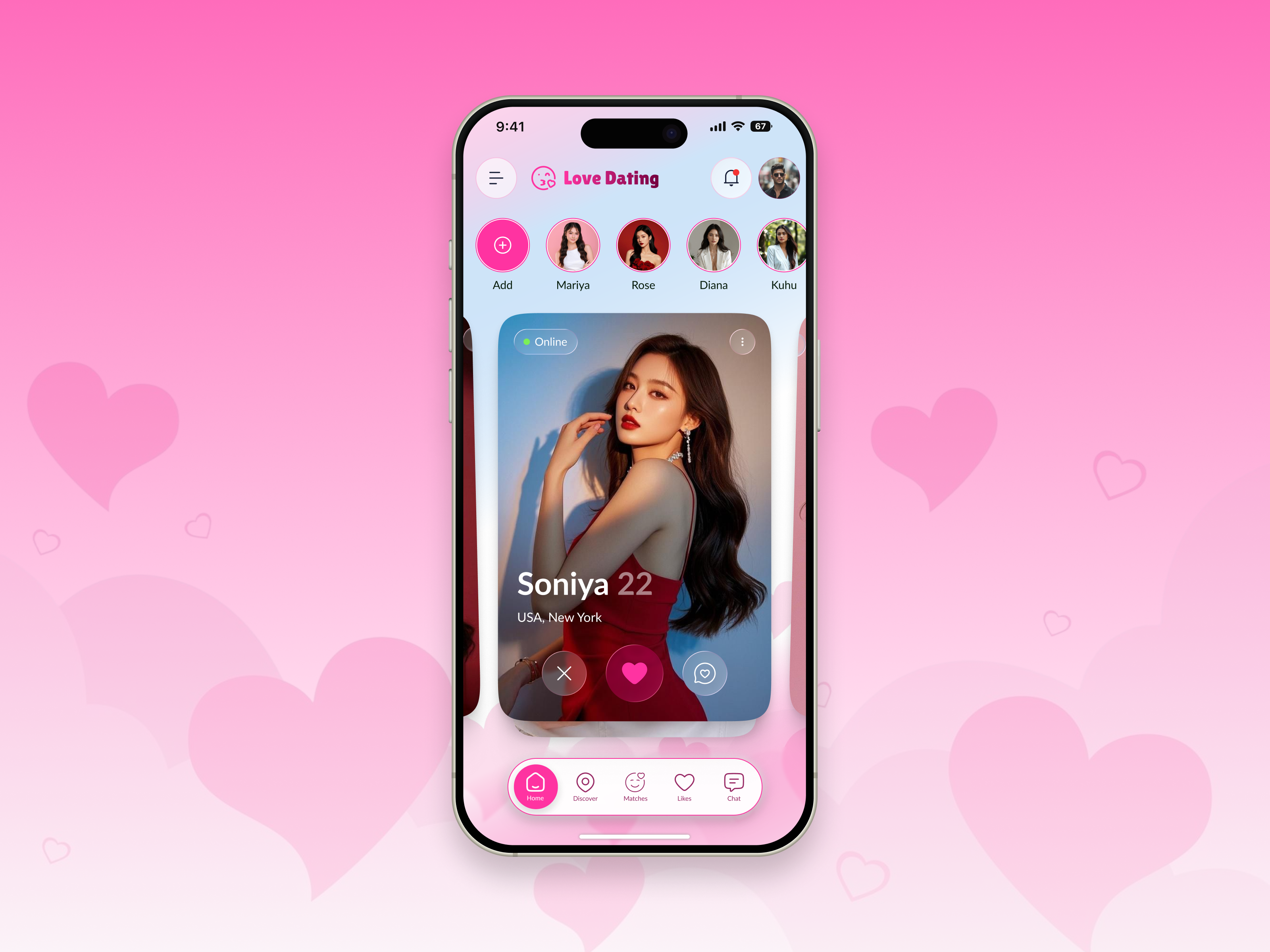 Modern Dating App UI/UX Design by Shasanko Creations on Dribbble