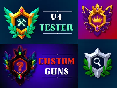 rank badges graphic design