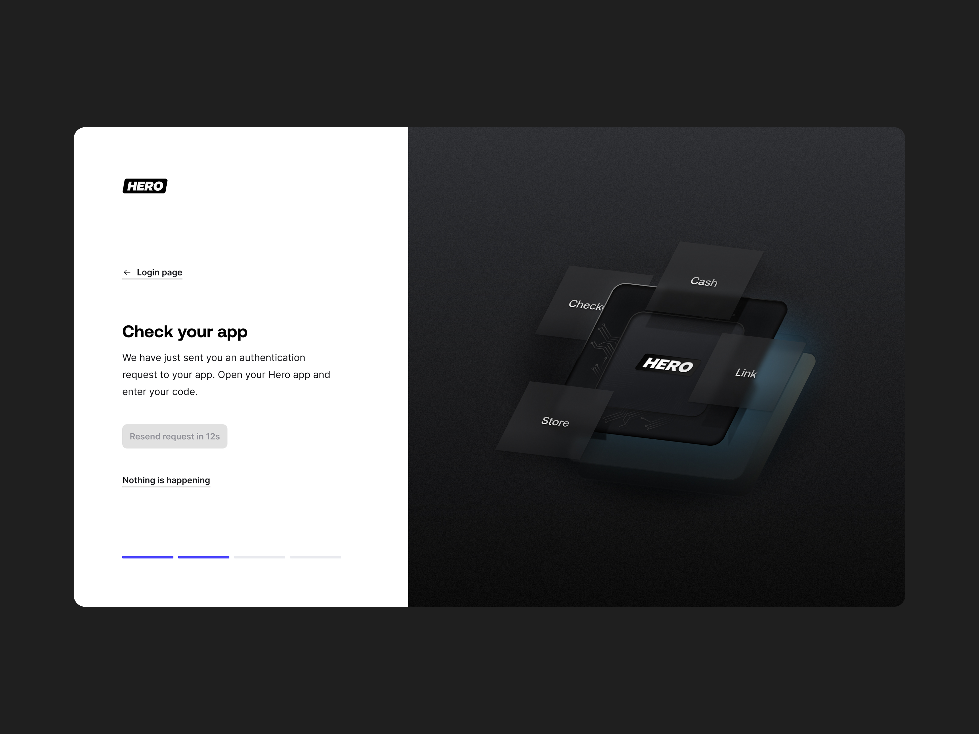 Authentification page app auth authentification desktop flow identify login modern page security signup ui ux validation