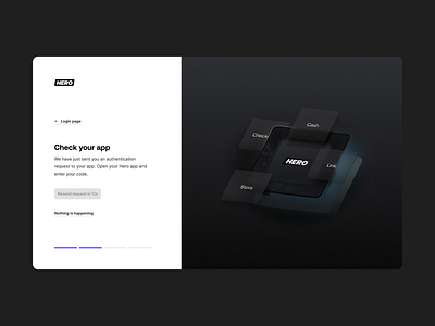 Authentification page app auth authentification desktop flow identify login modern page security signup ui ux validation