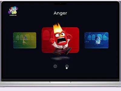 Inside Out — Designing Emotions designexploration dribbbleshowcase figma insideout motiondesign ui uiconcept uidesign visualstorytelling