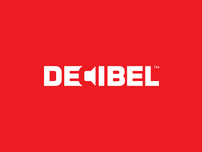 Decibel Music Studio - Logo Design branding decibel decibel logo decibel music decibel music studio design dragisa trojancevic giletroja illustration logo logo design minimalism music music logo music studio smart spe speaker typography ui