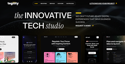 Tegility Web animation gsap ui