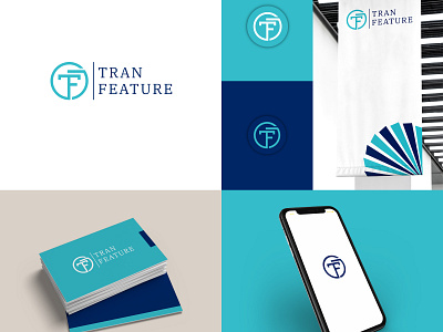 TranFeature BrandLogo branding graphic design icon modernlogo textlogo