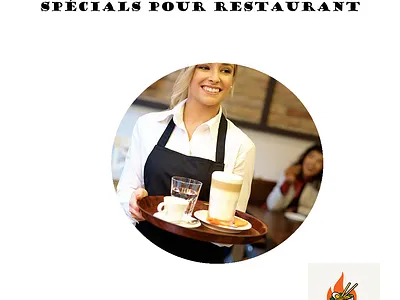 promotion de template pour restaurant graphic design