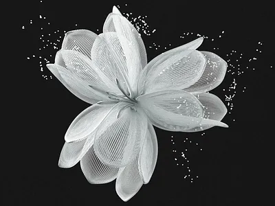 Abstract Flower 3D 3d 3dabstract 3dart 3ddesign 3dillustration abstract c4d cinema4d icon illustration logo redshift ux