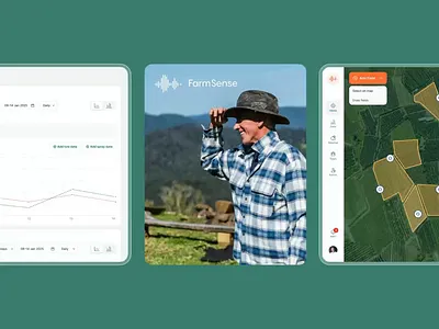 Data visualization in motion - FarmSense app . agritech datavisualization drylikov mobileapp motiondesign nteractiondesign smartfarming ui ux