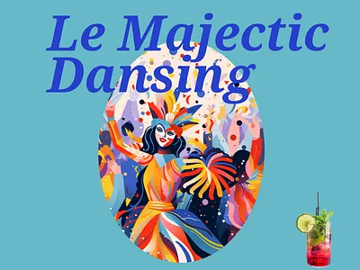 Soirée de danse salsa graphic design
