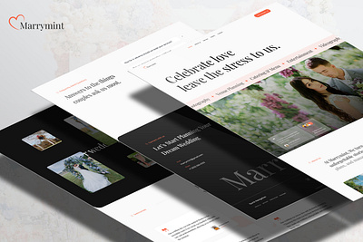 Wedding Event Management Website Landing Page bridal agency web design event management landing page figma event template luxury wedding web design marriage webflow wedding landing page wedding organizer website wedding planner ui wedding website wedding website design
