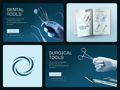 CECON Surgical / Medical Equipment - UI/UX & Branding branding editorial graphic design logo medical ui ux