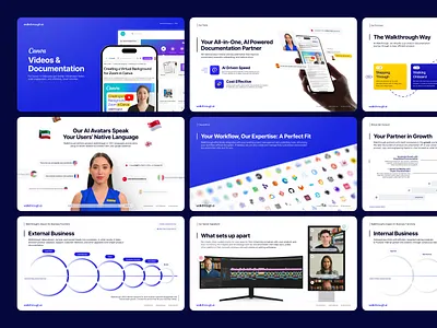 Walkthrough.ai - Slide Deck & Branding branding design graphic design logo pitch deck slide deck
