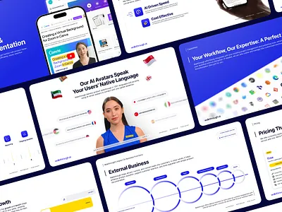 Walkthrough.ai - Slide Deck & Branding branding design graphic design logo pitch deck slide deck