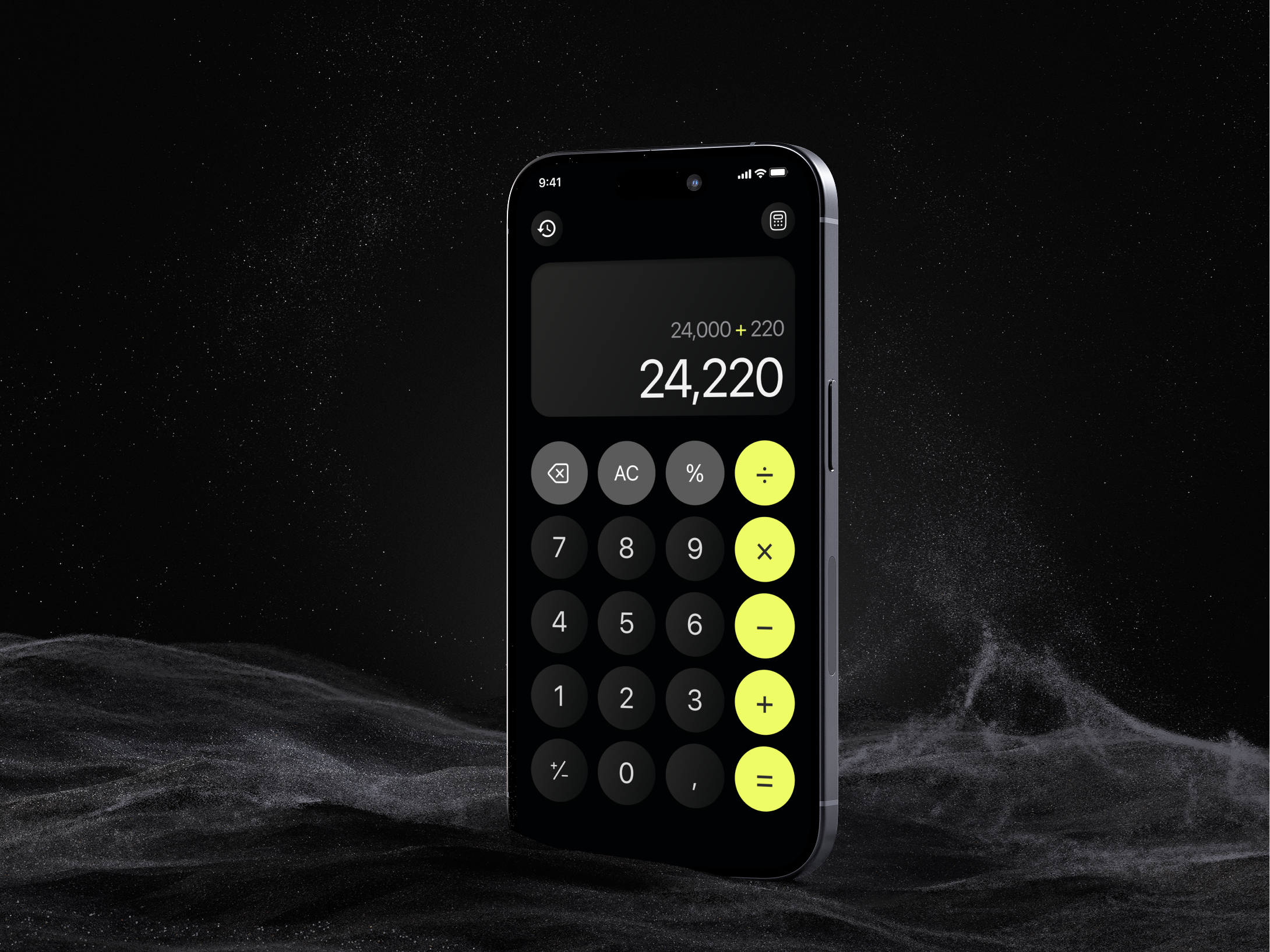 Daily UI 004 - Calculator App Redesign app calculation dailyui darkmode design figma graphic design ui