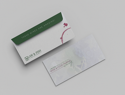 Envelope design for Law&Pish (Online4Color) design envelope graphic design illustration