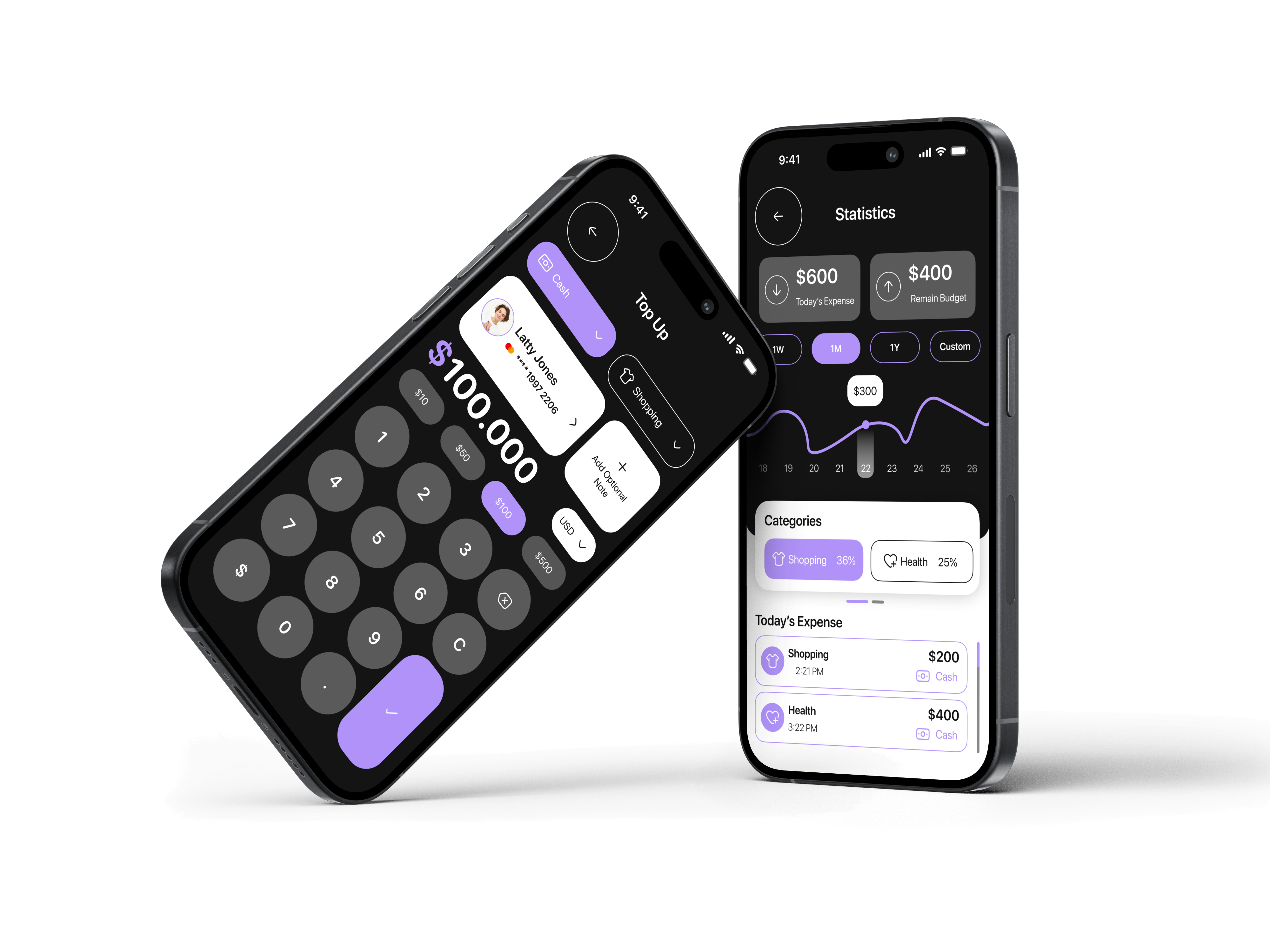 Expense Add & Statistics UI