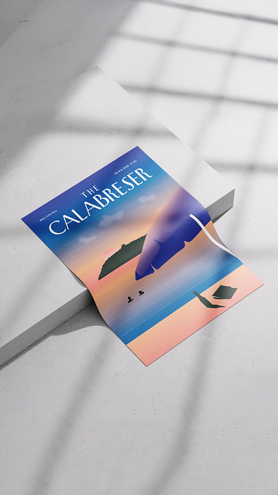 Dreaming Cirella beach calabria design graphic design illustration italy poster sketch sunset vector visual