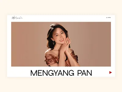 Mengyang Pan Website Design artist website bold website design design elementor figma design mengyang pan website design minimalistic design minimalistic website design music website musician website pianist website ui web design website design wix studio website design wix website wordpress
