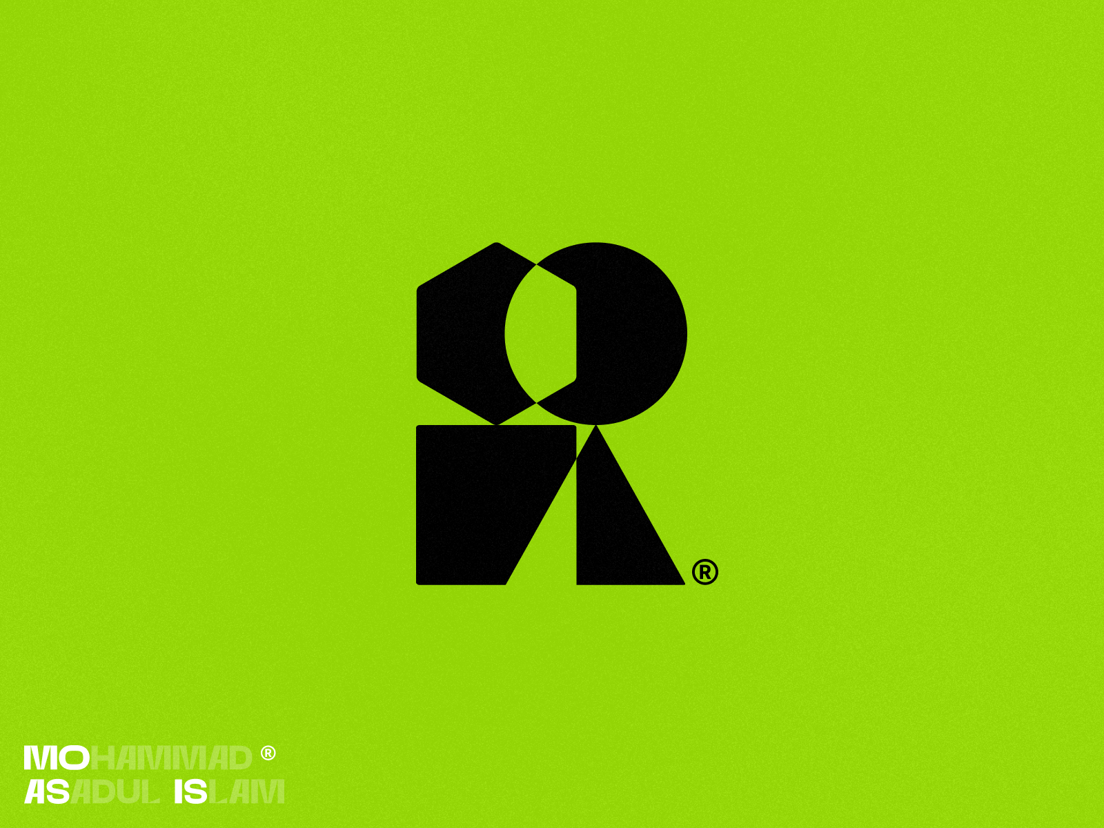 “R” Letter mark Logo bold circle creative for sale hexagon letter r logo minimal modern saas shape square tech triangle