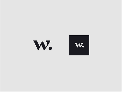 W dot. brand branding logo mark premium quality sans serif w zilux