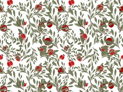 Pomegranate seamless pattern with white background background design fashion design illustration seamless pattern textile wallpaper wrapping paper
