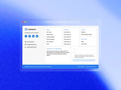 Footer design footer ui ux uxui