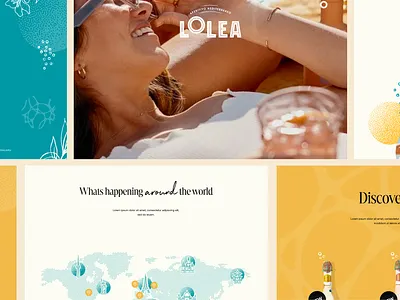 UI - Lolea brand design branding design graphic design illustration ui vector