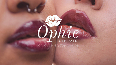 Branding - Ophie Lip Oil beauty startup design boutique beauty brand brand asset design clean beauty identity cosmetic typography elegant monoline logo feminine marks indie beauty designer indie cosmetic brand lip oil brand logo for skincare makeup startup branding minimal feminine minimal feminine style modern emblem modern luxe aesthetic premium cosmetic identity self care branding soft neutral palette youth beauty niche