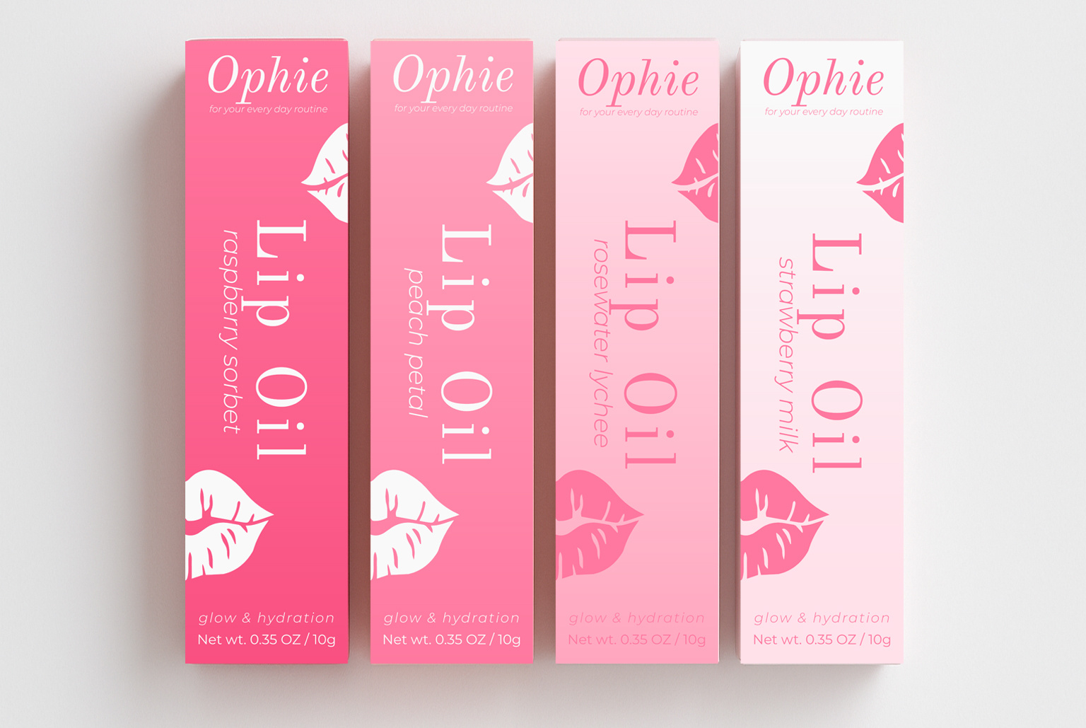 Ophie Lip Oil Packaging Concept beauty industry trends beauty label mockups boutique brand visual clean cosmetic label cosmetic bottle art cosmetic pack design elegant bottle label elevated cosmetic design feminine packaging aesthetic indie beauty packaging layout for beauty product lip oil packaging minimal product label modern skincare packaging packaging concept study packaging exploration premium packaging idea product label design small batch cosmetic branding soft packaging palette