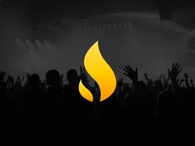 Christian Music Band Flame Logo Design bandbranding christianbranding flamelogo logodesign orshipmusic spiritualdesign