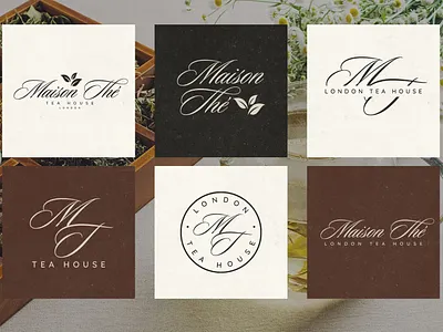 Tea House Brand Logo Design artisanal drinks identity beverage brand design boutique cafe branding cafe brand mark calm brand style clean delicate logotype cozy tea visual drink business branding graphic design hand crafted brand hospitality logo design leaf iconography modern folk inspired nature inspired logo oriental inspired minimal peaceful design language serene brand aesthetic small cafe identity tea shop identity warm brand palette