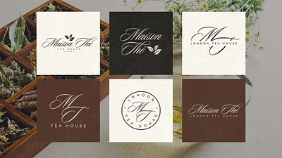 Tea House Brand Logo Design artisanal drinks identity beverage brand design boutique cafe branding cafe brand mark calm brand style clean delicate logotype cozy tea visual drink business branding graphic design hand crafted brand hospitality logo design leaf iconography modern folk inspired nature inspired logo oriental inspired minimal peaceful design language serene brand aesthetic small cafe identity tea shop identity warm brand palette