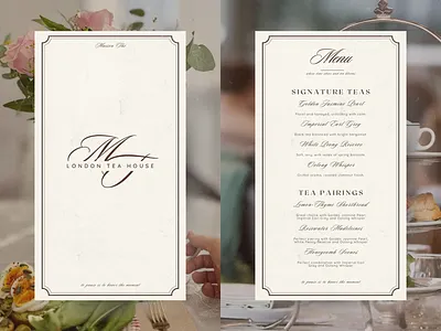 Tea House Menu Card Layout artisan beverage layout beverage print design botanical drink list boutique tea shop print cafe menu card calm design choices clean dish list layout elegant print layout illustrated accents menu menu minimal design modern craft aesthetic premium cafe paper print ready menu template quiet luxury menu rustic elegant type small cafe menu subtle illustration menu tea menu layout upscale menu card warm earthy palette