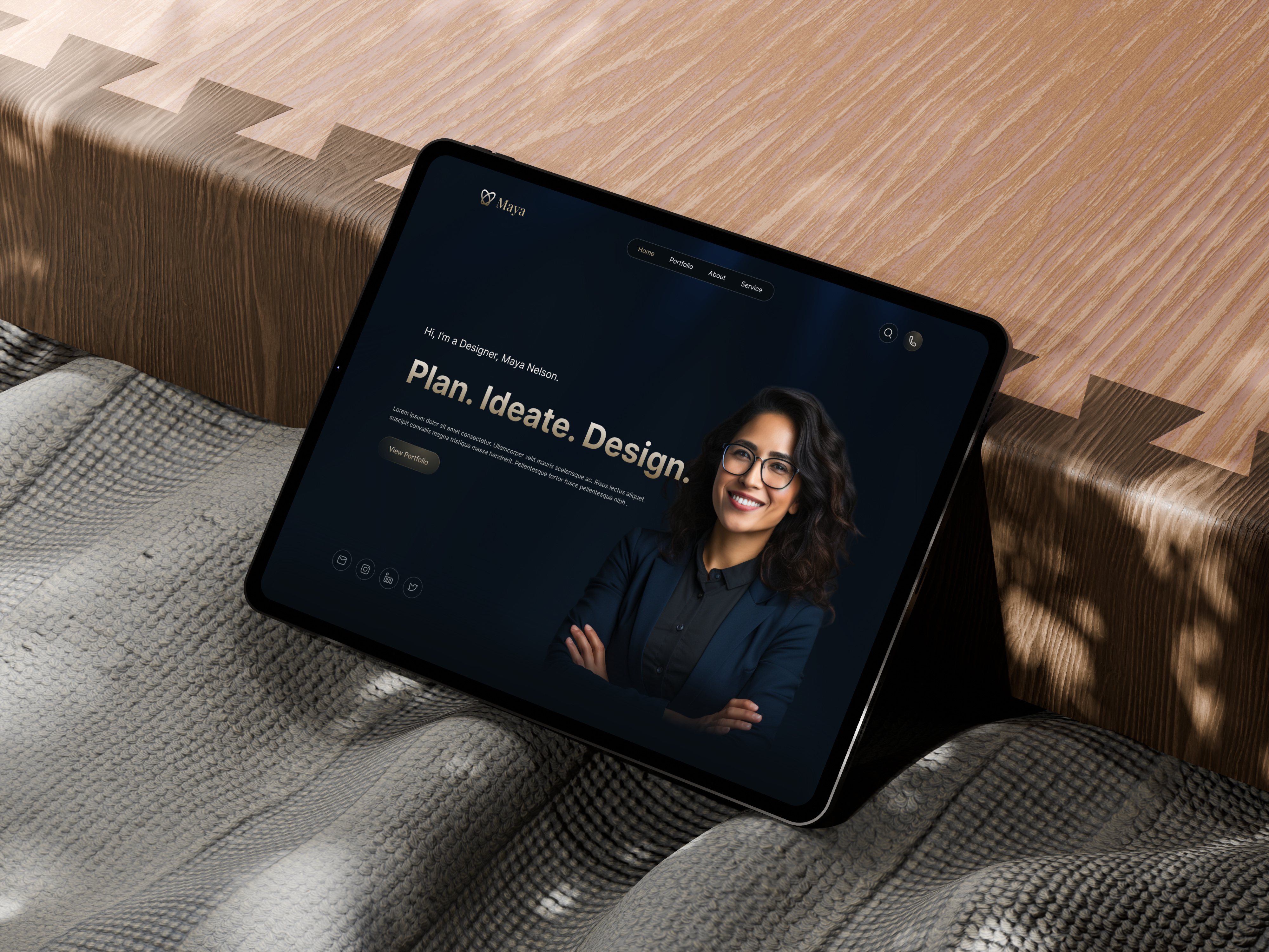 Personal Portfolio — Showcasing My Creative Journey figma personal portfolio product design ui uiux