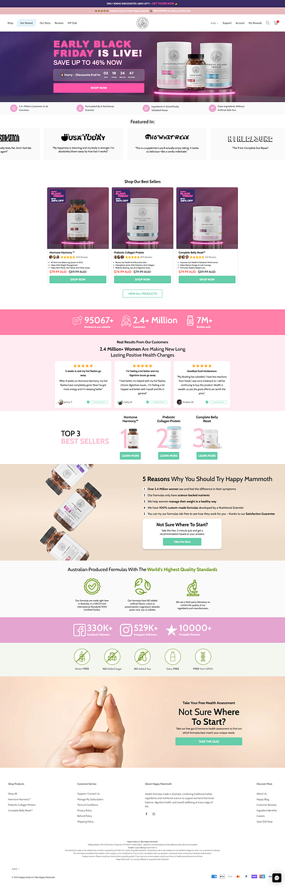 Shopify landing page Design and store setup branding design ecommercewebsite gempages illustration landing page pagefly replo sales page shopify shopify developer shopify landing page shopify website ui website