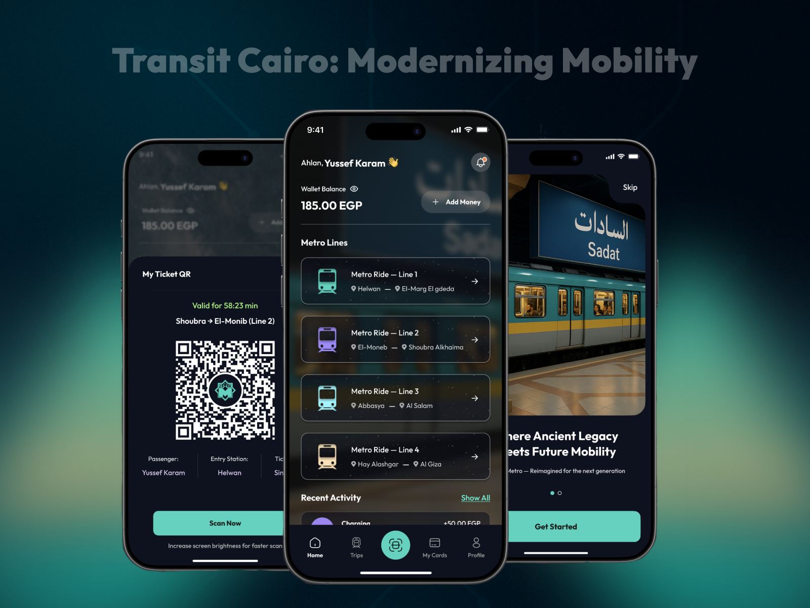 Transit Cairo – Modernizing Mobility in Egypt graphic design ui
