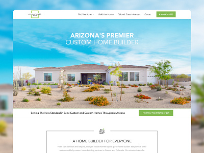 Custom Home Builder Website UX/UI customhomes homebuilder realestateux ui uidesign ux websitedesign