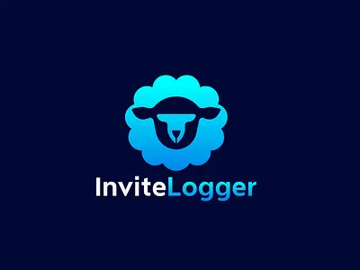Invite logger logo design animation branding design graphic design illustration logo design minimalist logo